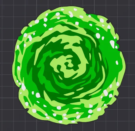 Rick and Morty Portal Rug