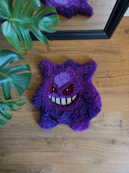 Fluffy Gengar Pokémon Rug