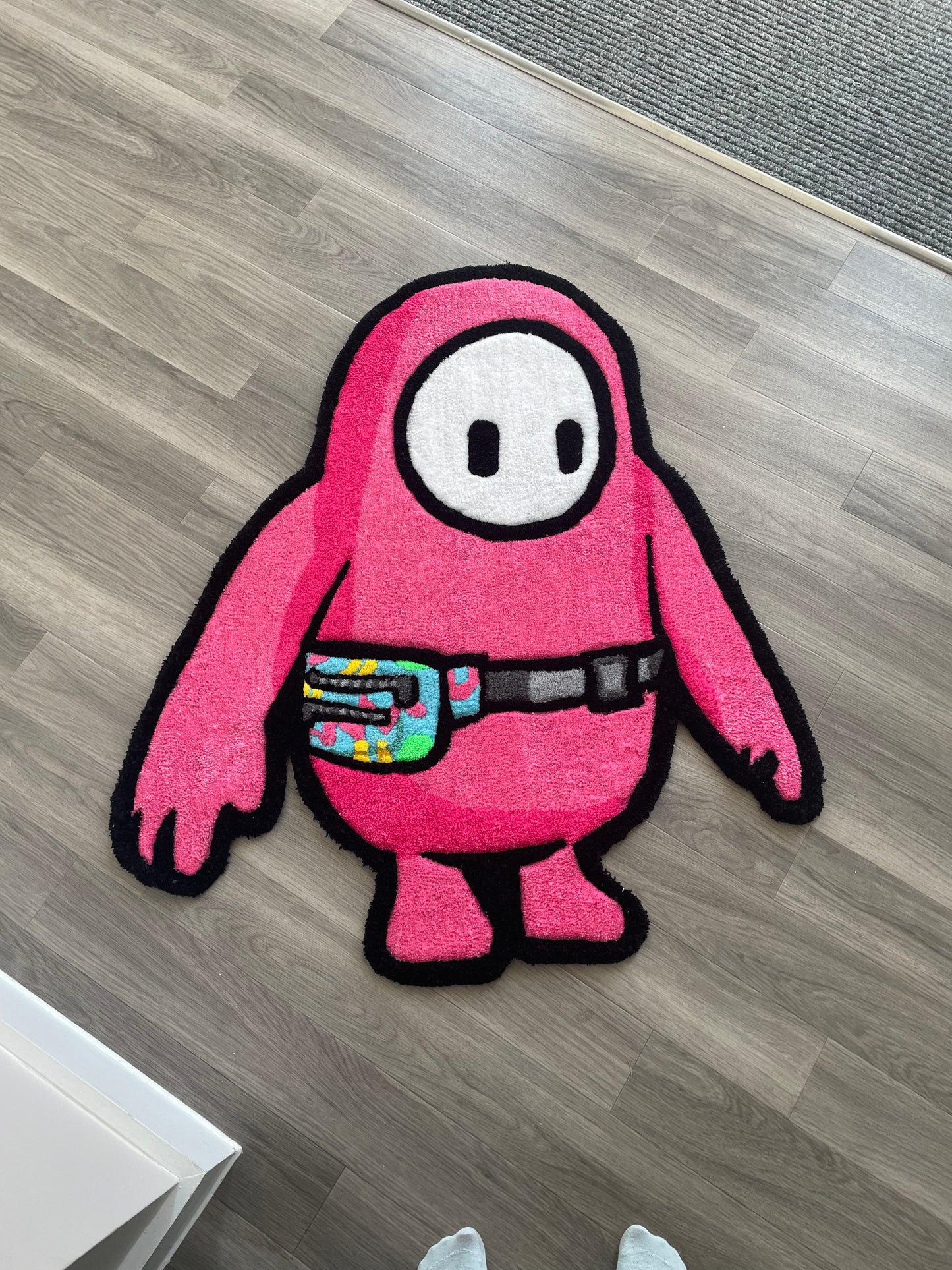 Pink Fall Guys Rug