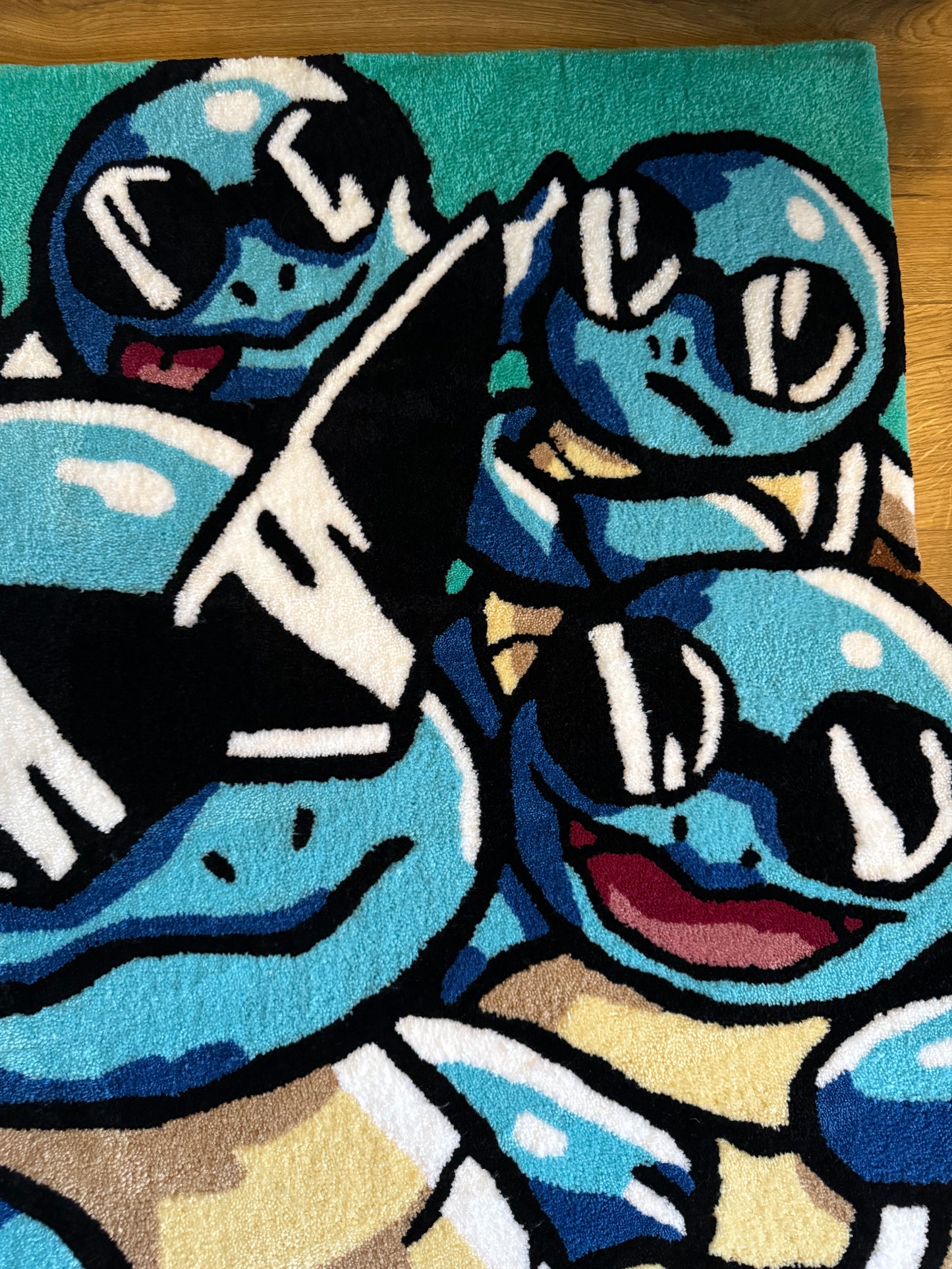 Squirtle's with Sunglasses Rug
