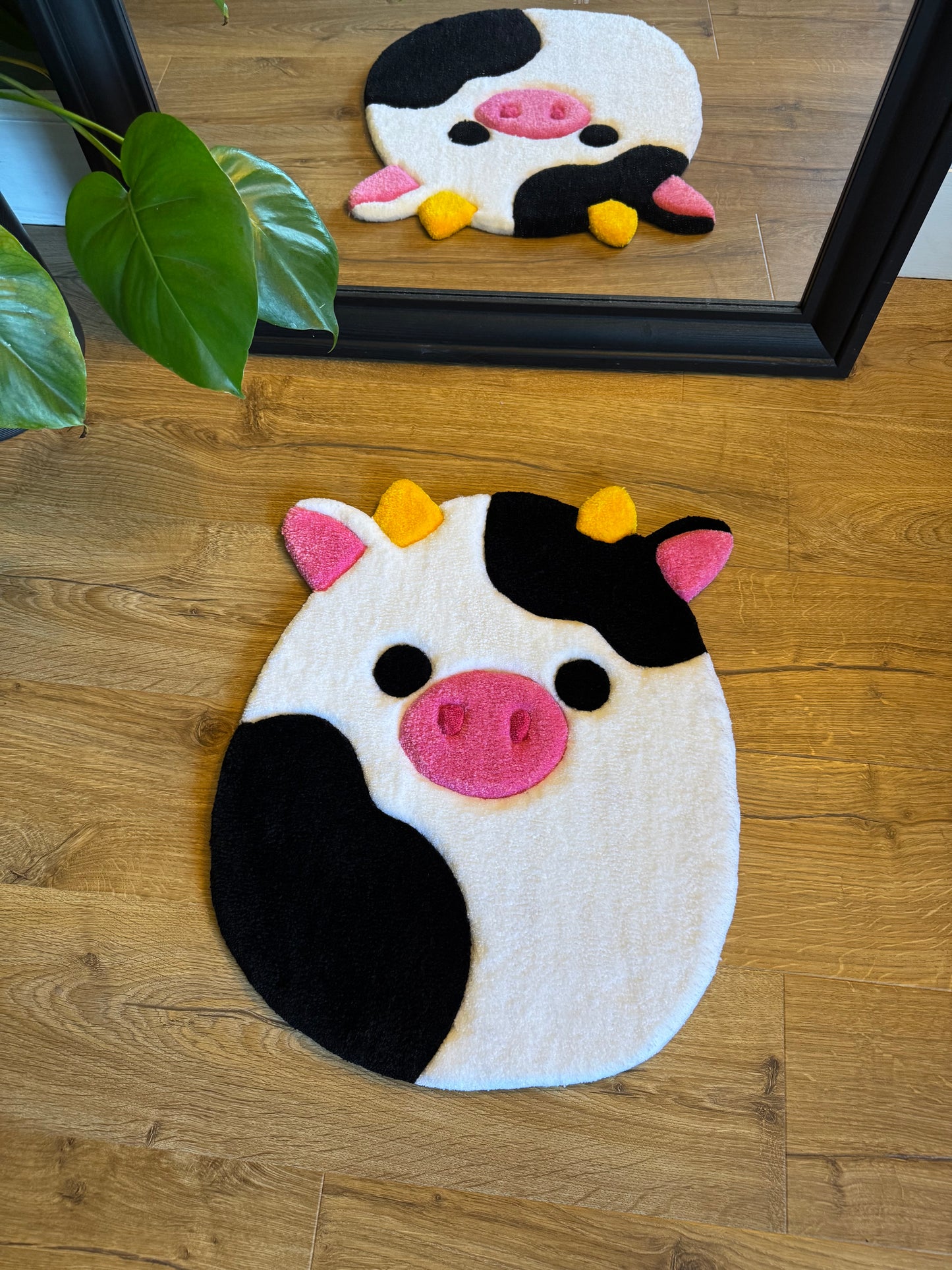 Squishmallows cow rug