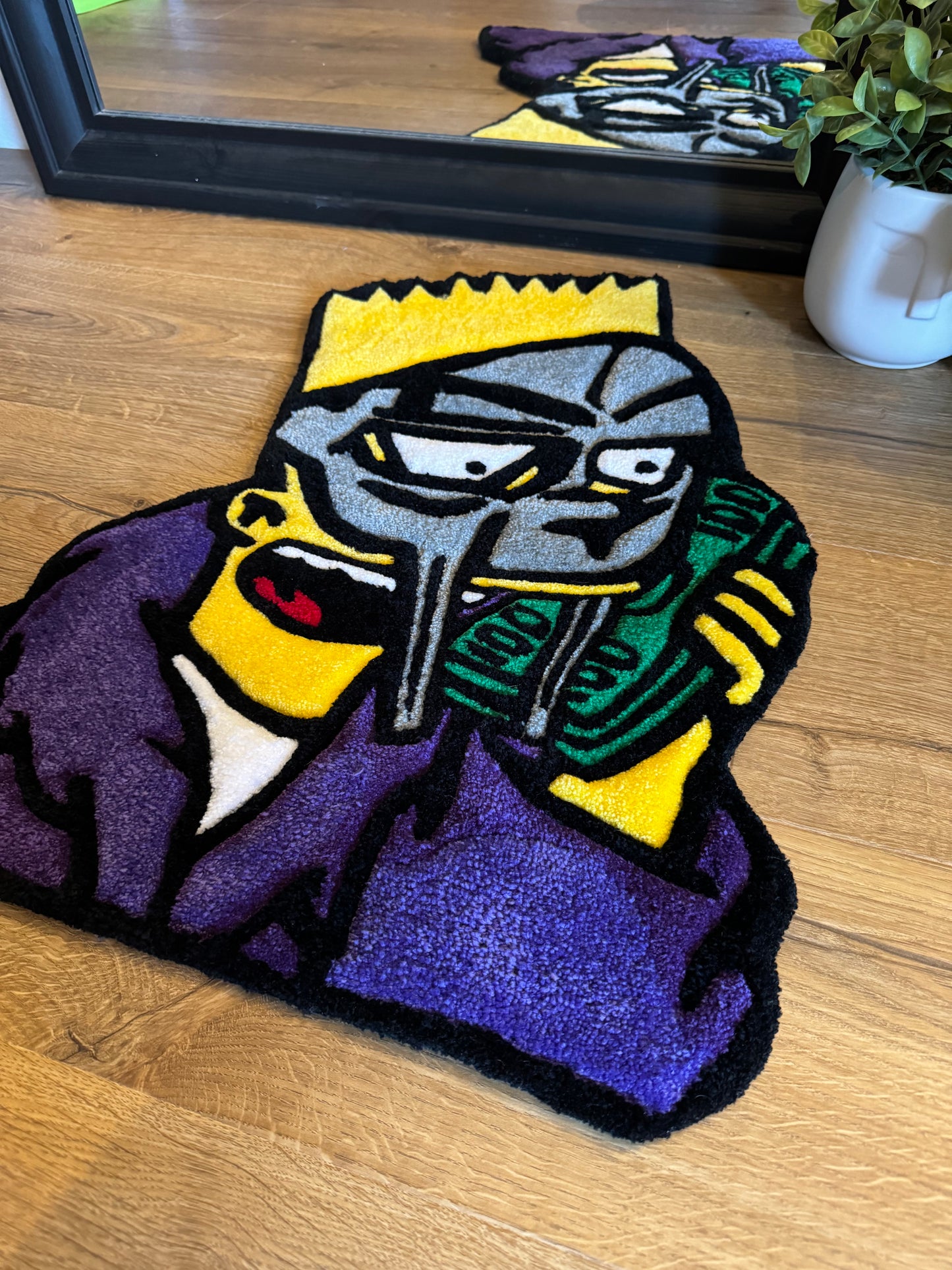 Doom Bart Simpson Tufted Rug