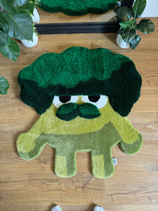 Broccoli Fluffy Tufted Rug