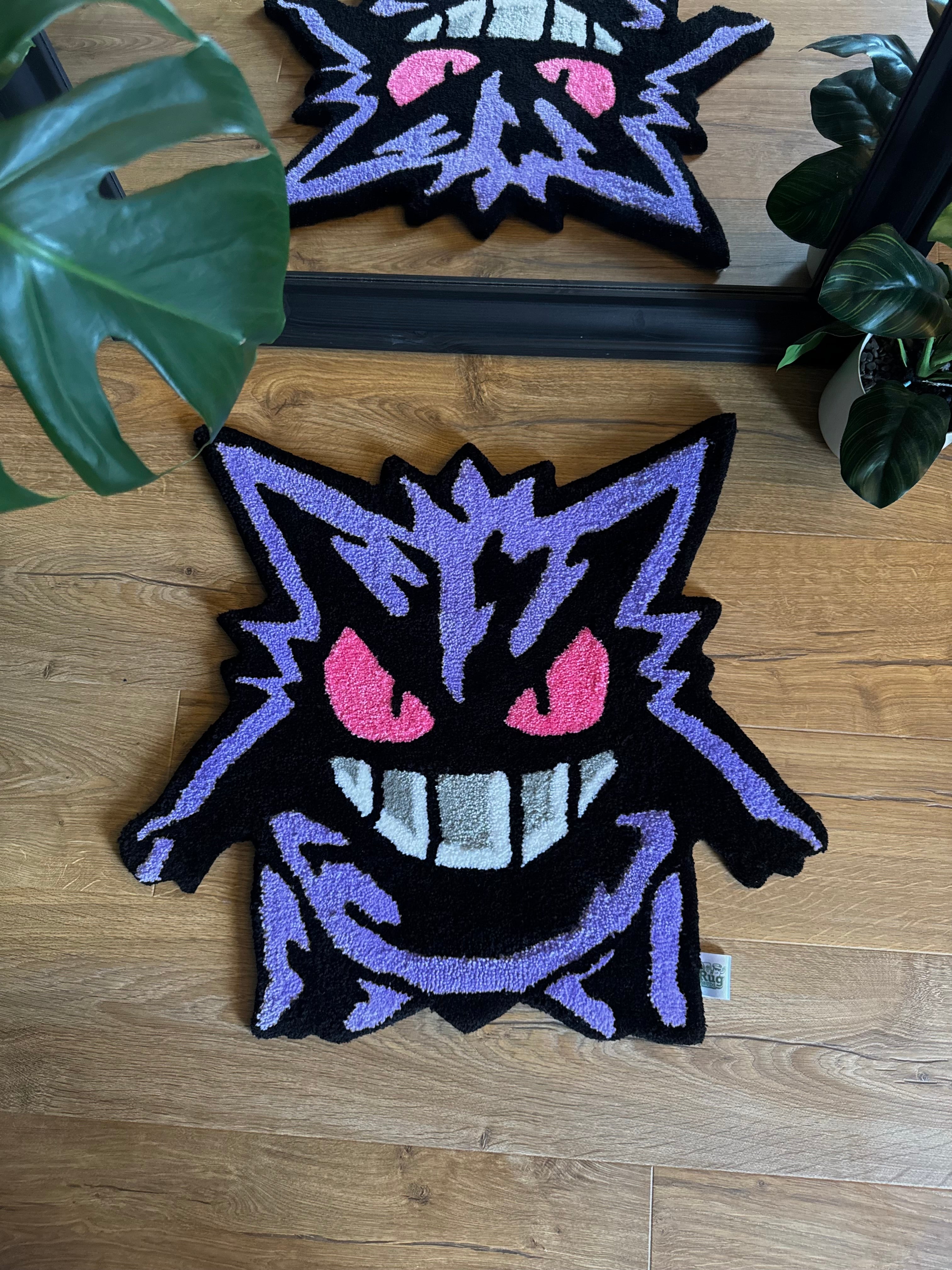 Gengear Rug Dark Gengar Pokémon Rug – The Rug Buds