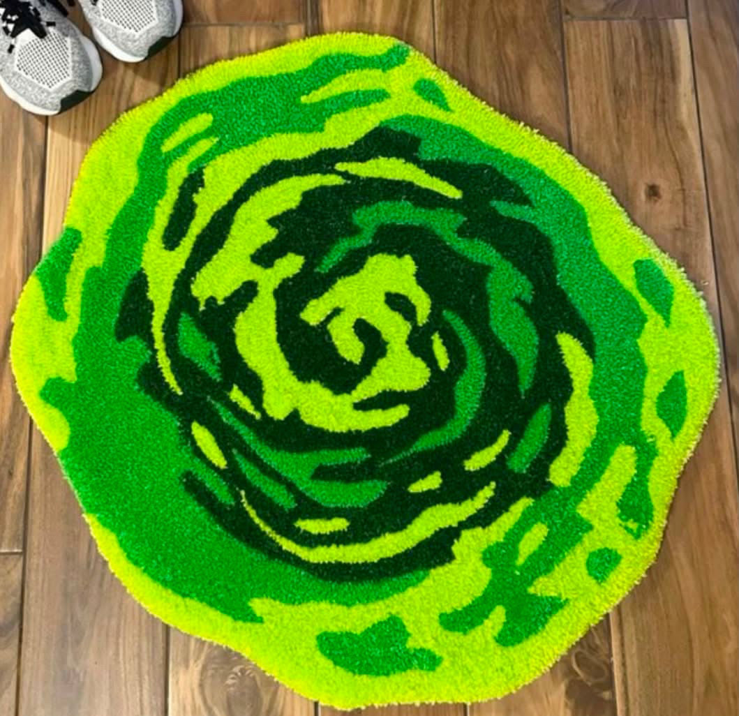 Rick and Morty Portal Rug