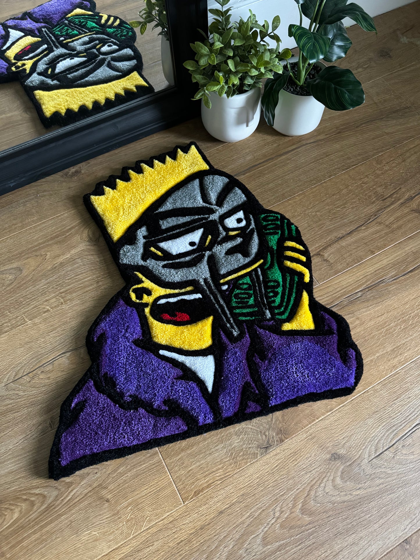 Doom Bart Simpson Tufted Rug