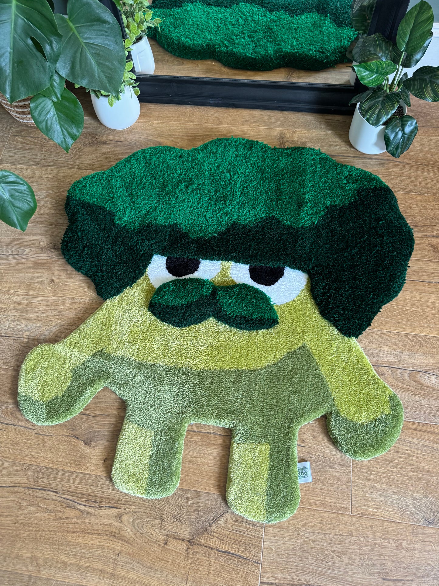 Broccoli Fluffy Tufted Rug