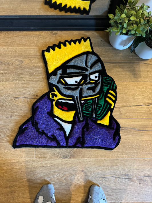 Doom Bart Simpson Tufted Rug