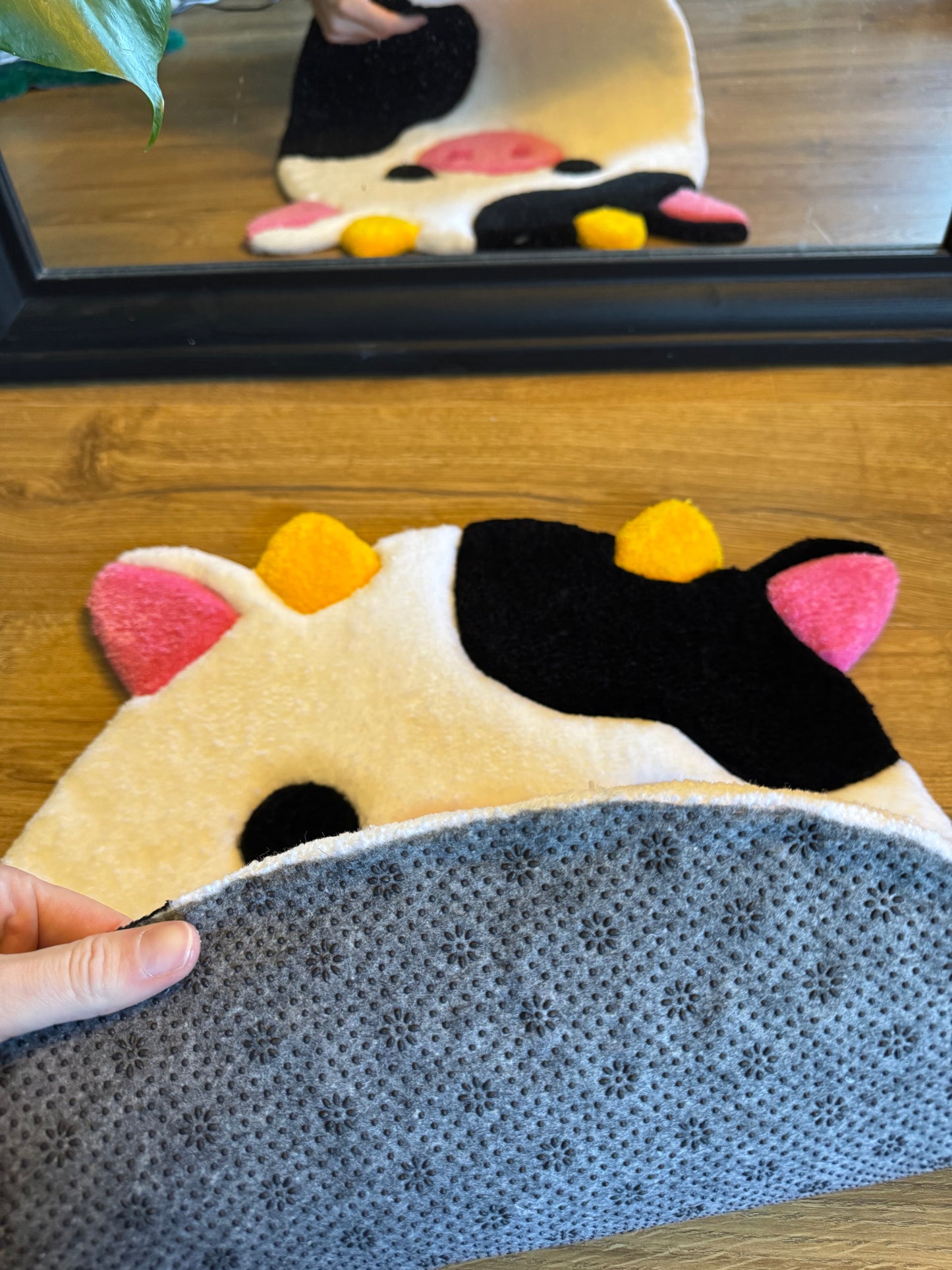 Squishmallows cow rug