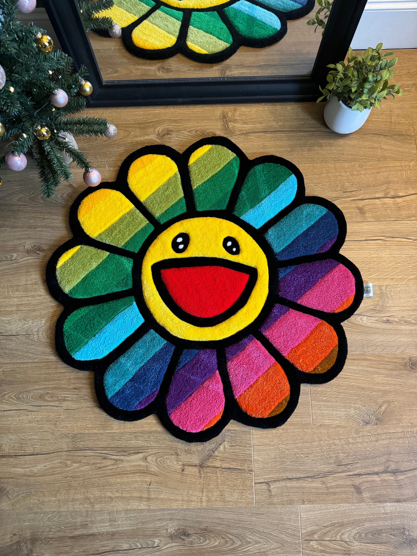 Takashi Murakami Rainbow Rug