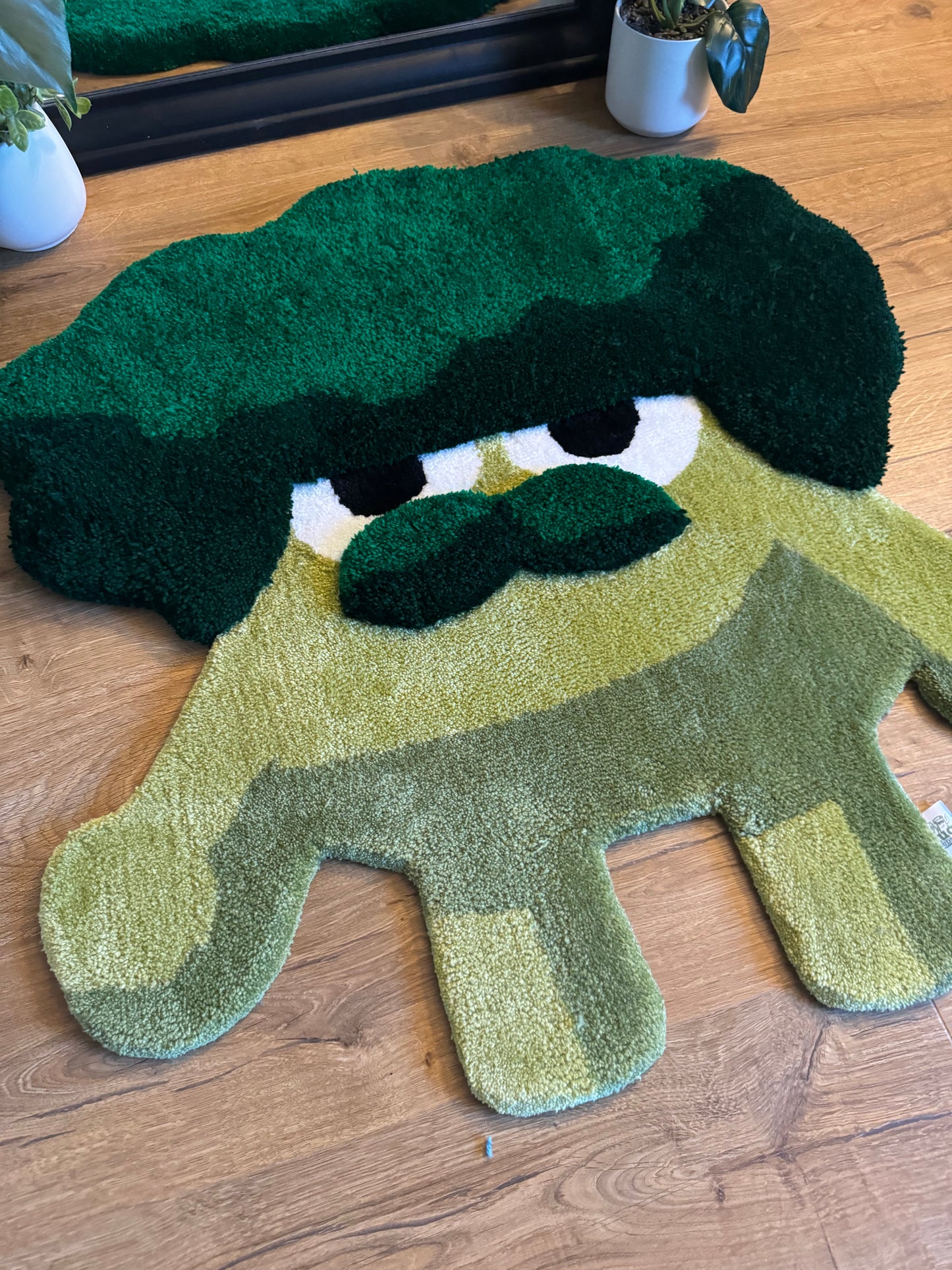 Broccoli Fluffy Tufted Rug