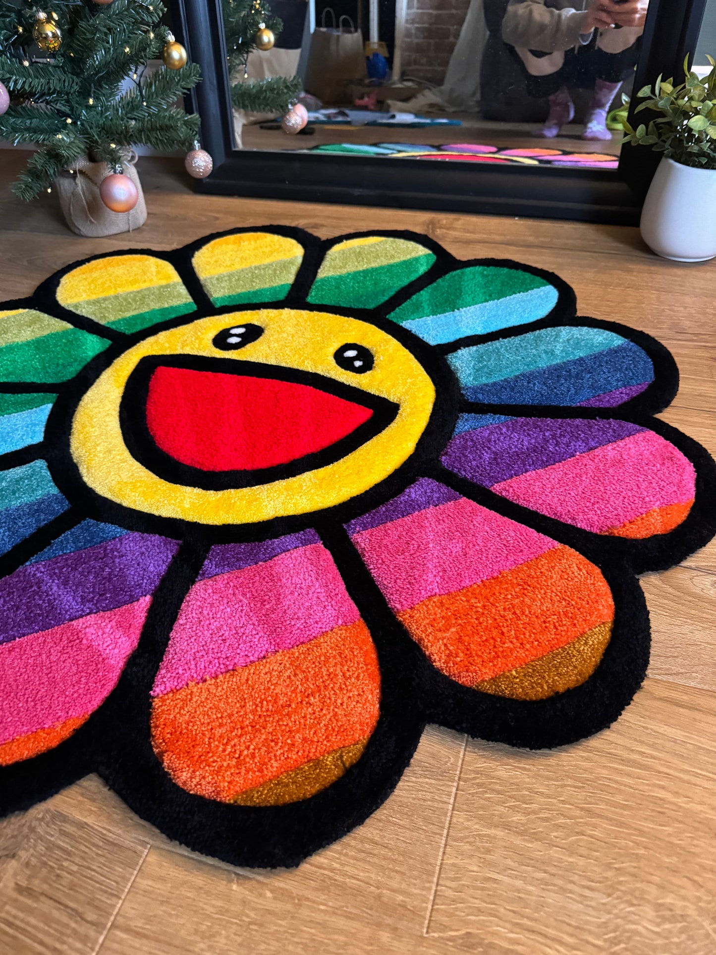 Takashi Murakami Rainbow Rug