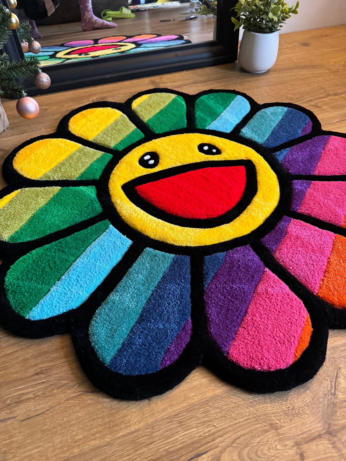 Takashi Murakami Rainbow Rug