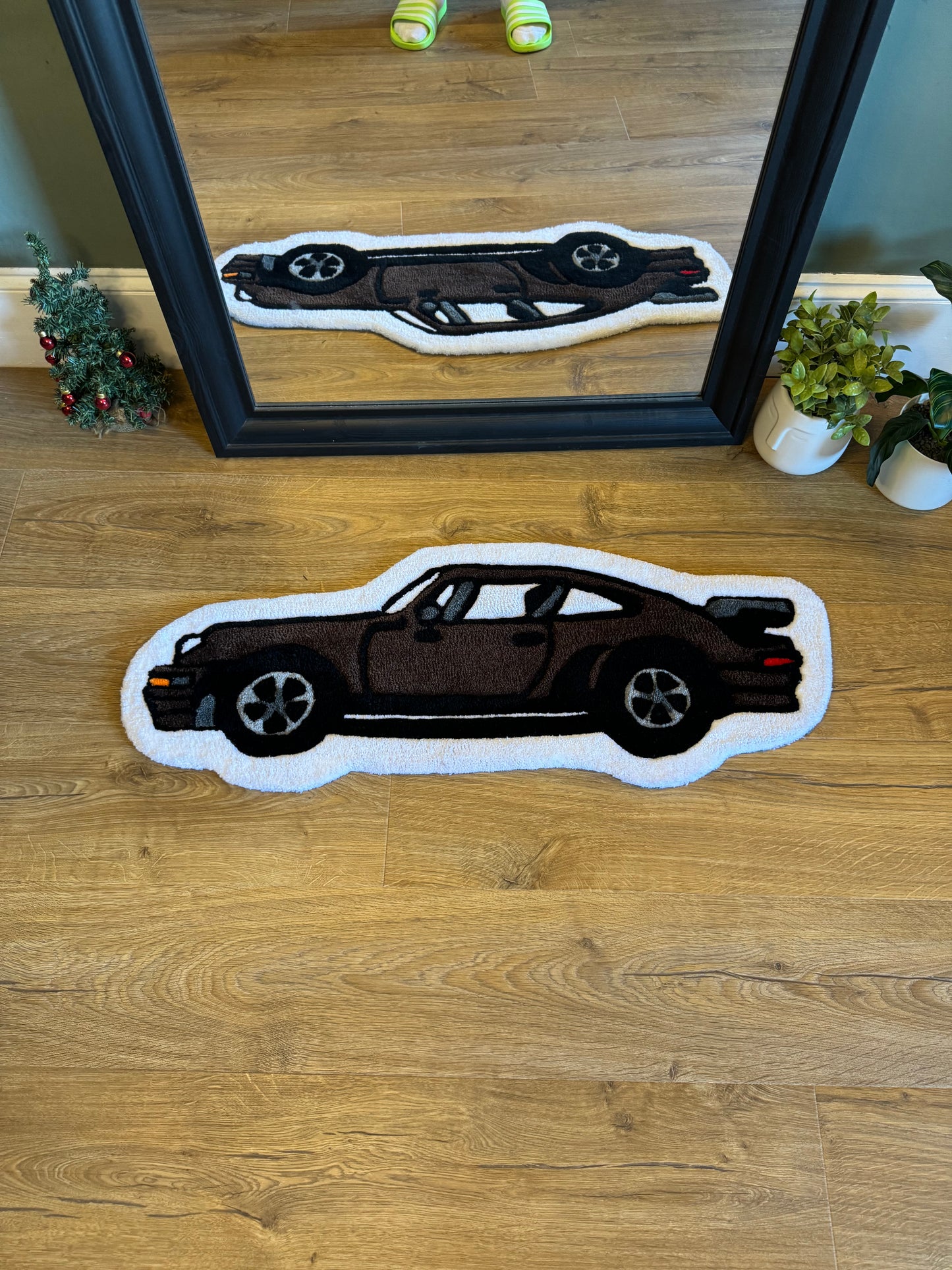 Porsche 911 tufted rug