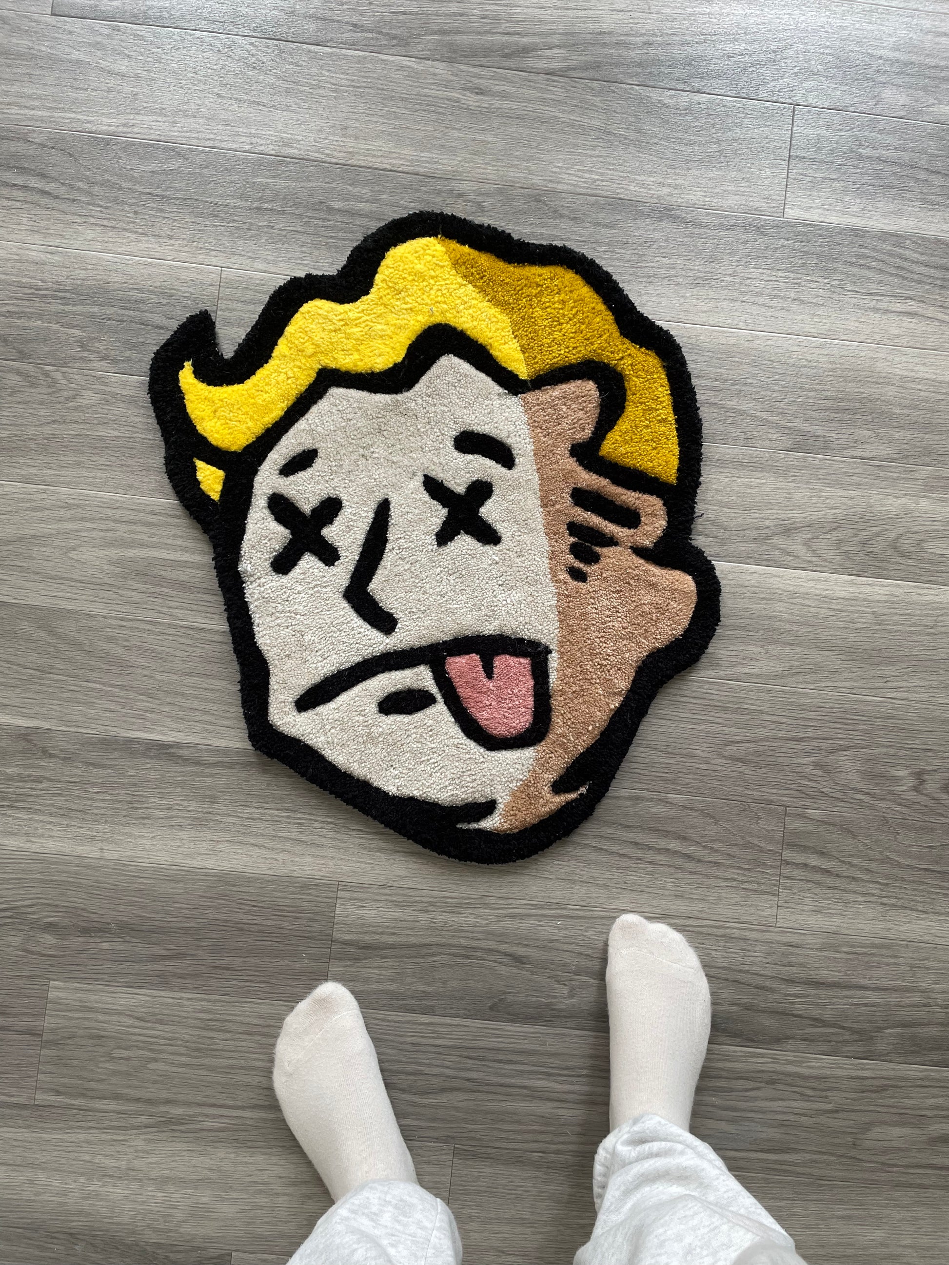4x5 Fallout Rug Fallout Face – The Rug Buds